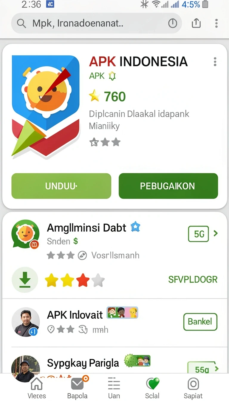 Pratinjau layar Review Aplikasi jktgame